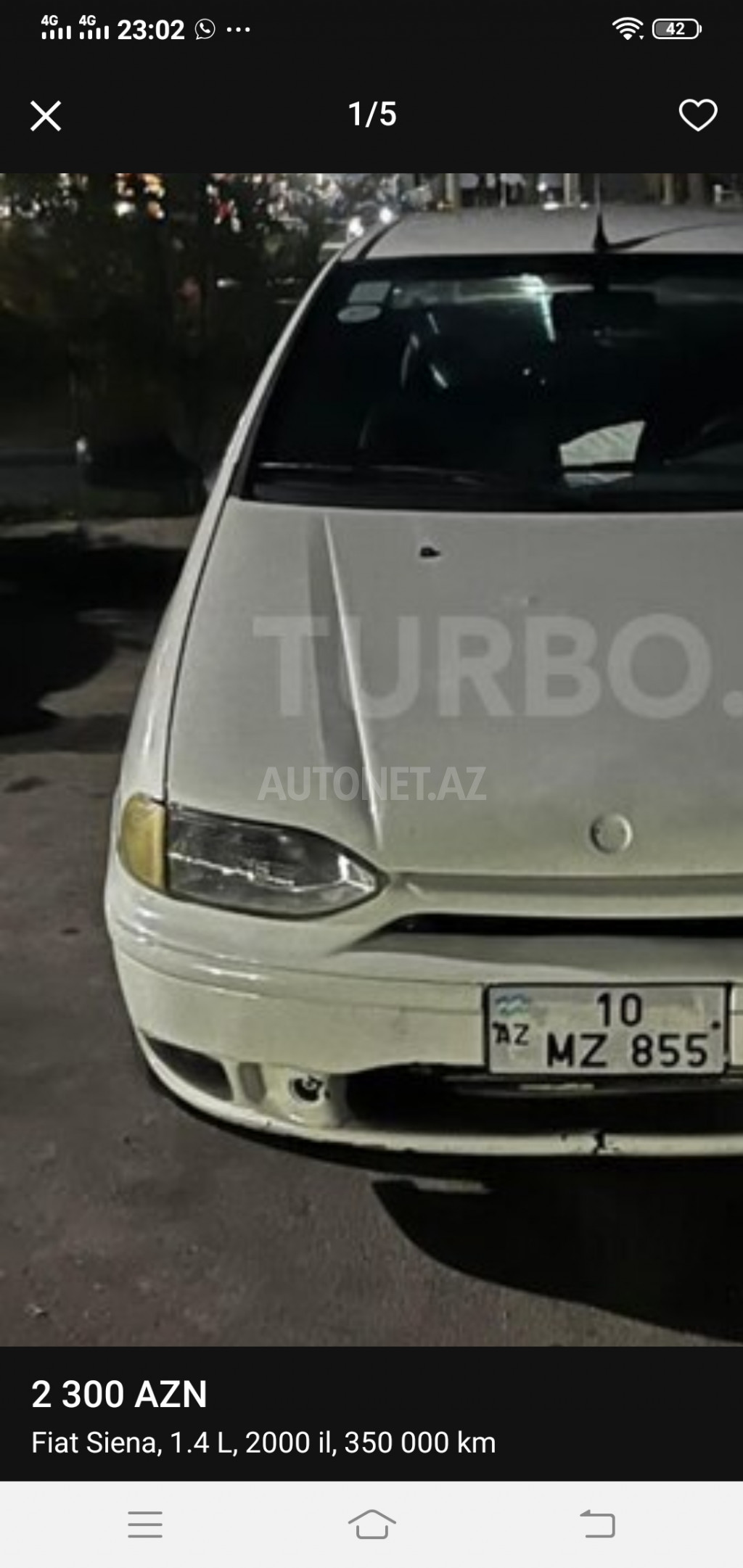 Fiat Siena 2000