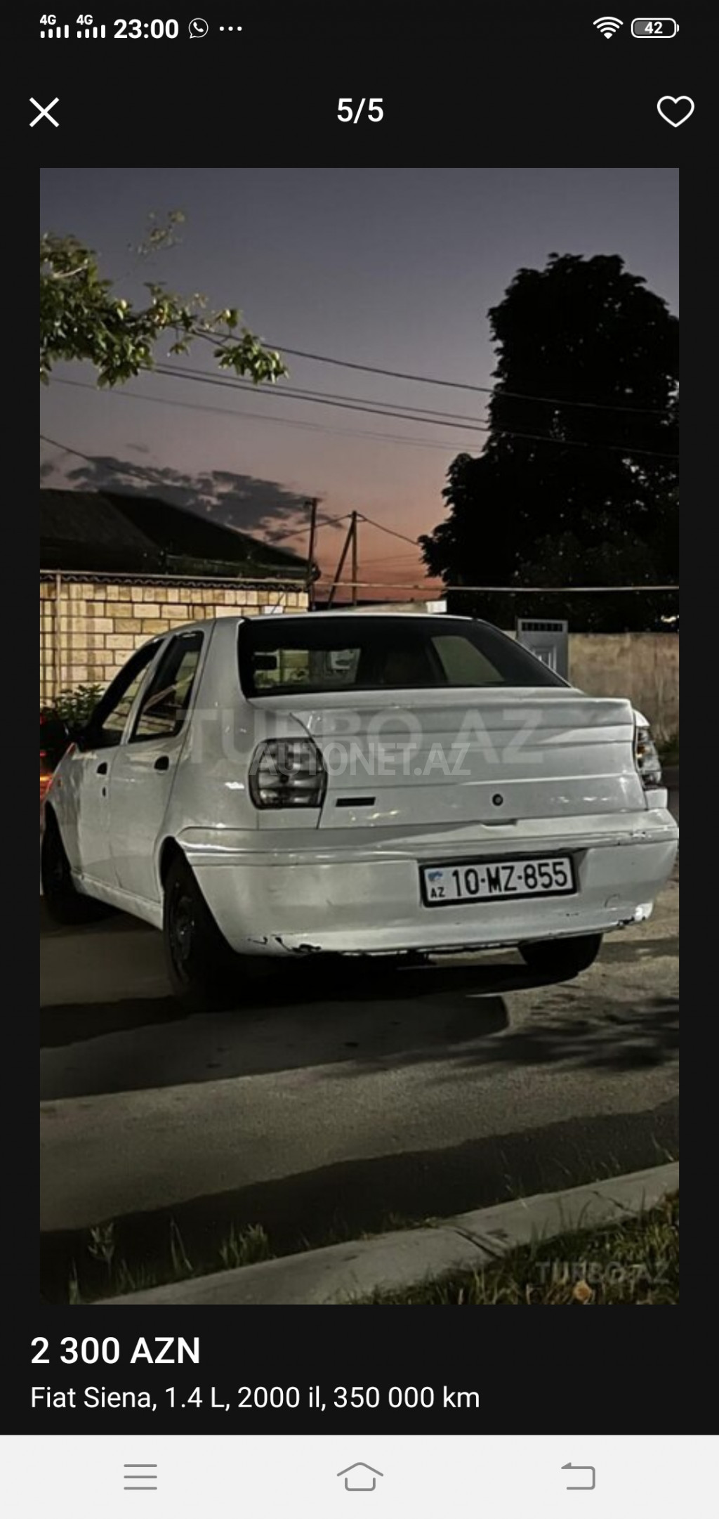 Fiat Siena 2000